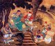 China: Chinese God of War Guan Yu captures his enemy General Pang De. Ming Dynasty painting by Shang Xi, c. 1430